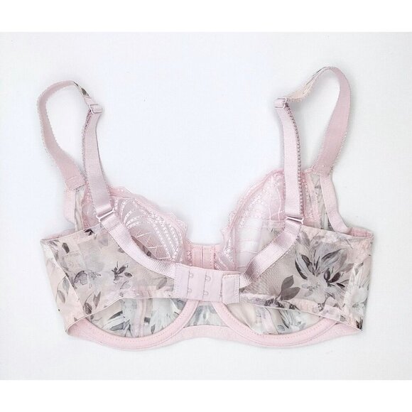 Fantasie FL101447 Adelle Print Underwired Side Support Bra 30H Pink Blossom - Picture 3 of 4